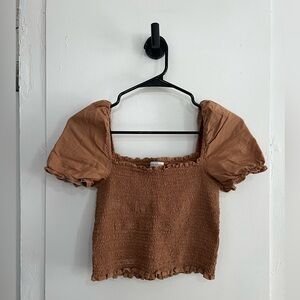 - Smocked Urban Outfitters top